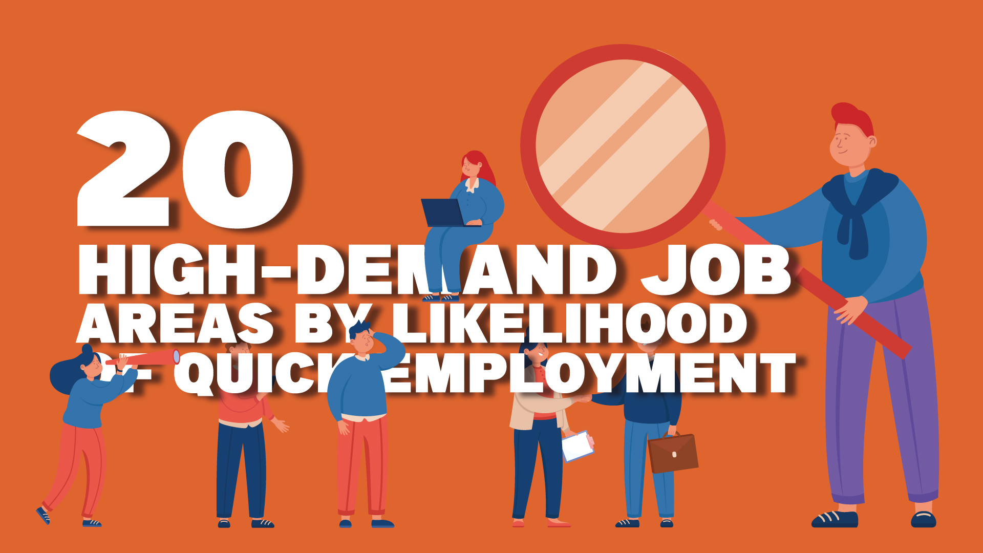 20 High-Demand Job Areas for Quick Employment