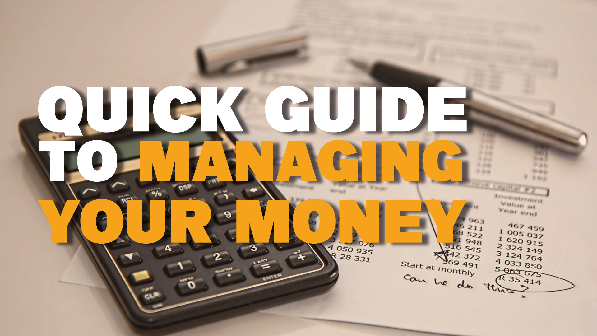 Quick Guide to Managing Your Money (The SA Starter Toolkit)